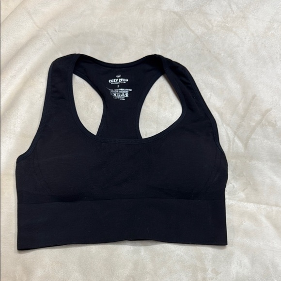 COZY ZERO TOP . Women's Brown Crop Top - Picture 3 of 9